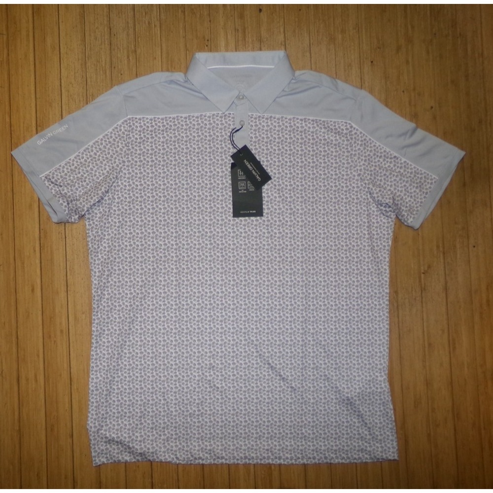 GALVIN GREEN MENS‎ POLO VENTIL8 PLUS~XXL~NWT